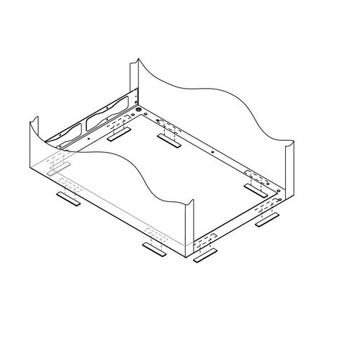 Middle Atlantic ISOLATION KIT, Prevents rack base from making direct floor contact - ISO-1