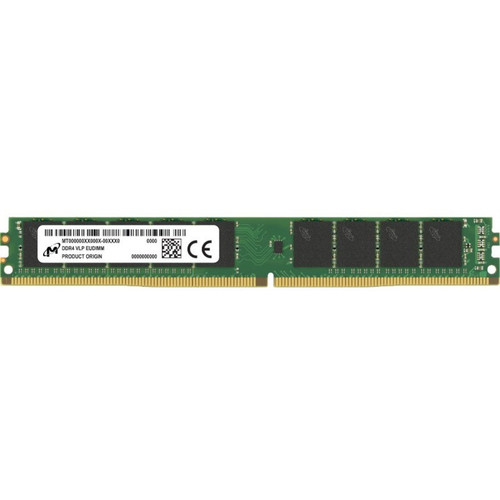 Micron Crucial Ddr4 Vlp Ecc Udimm 16Gb 1Rx8 3200 Cl22 (16Gbit) Mta9Adf2G72Az-3G2F1R