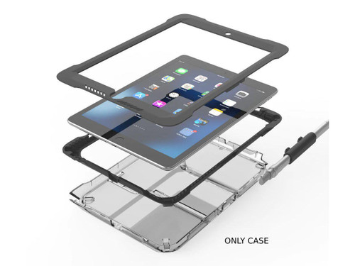 Higher Ground ShockGUARD- shell case for iPad 7th, 8th, and 9th Gen, Black. - SGIPAD789