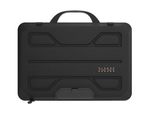 Higher Ground Elevate CS, ergonomic lapdesk with CleanShell material / Protective sleeve for 14 -15  laptops - ELV015GRYCS