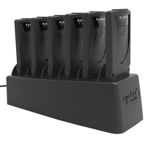 Socket Durascan D860, 2D Barcode Scanner, Dotcode & Travel Id Reader (6 Units) & 6 Bay Charger Deployment Bundle - Na & Japan - CX3552-2180
