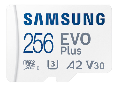 Samsung EVO Plus 256 GB Class 10/UHS-I (U3) V10 microSDXC - 1 Pack - MB-MC256KA/AM
