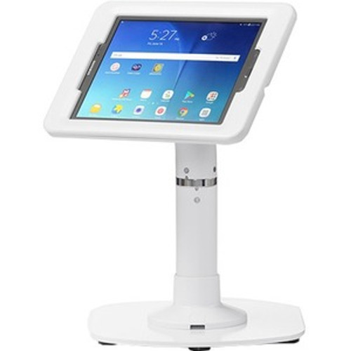 Armoractive Pipeline Kiosk 12i with Echo Enclosure for iPad Pro 12.9 in White with 6 ft.Long Power Cord