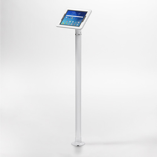 Armoractive Pipleine Kiosk 42i with Echo Enclosure for iPad Pro 12.9 in White with 6 ft.Long Power Cord