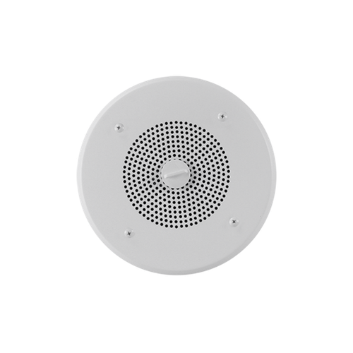 Valcom One-Way, 4 In. Self-Amplified Ceiling Speaker For Voice Or Music Reproduction Contains Built-In Amplifier And Volume Control. - V-1010C