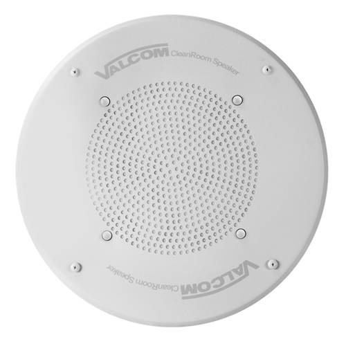 Valcom IP One-Way Or Talkback Clean Room 8 Ceiling Speaker, Programmable - Vip-140A