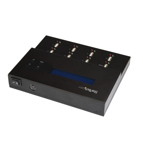 Startech 1:7 Standalone USB Duplicator and Eraser - for USB Flash Drives - Flash Drive Duplicator - USB Copier - USB Thumb Drive Duplicator - USBDUPE17