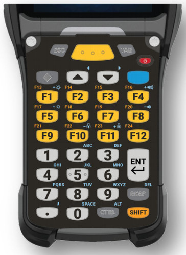 Zebra MC9300 Mobile Computer - 1D, 2D - 84" - SE4770Scan Engine - Qualcomm Snapdragon 2.20 GHz - 4 GB RAM - 32 GB Flash - 4.3" WVGA Touchscreen - LED - Function Numeric Keyboard - Android 11 Upgradable to Android 14 - KYPD-MC9334FNR-01