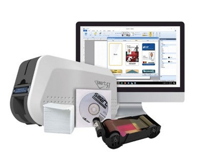 Brady IDP SMART 31 Dual-Sided ID Card Printer Bundle - IDP-651528B