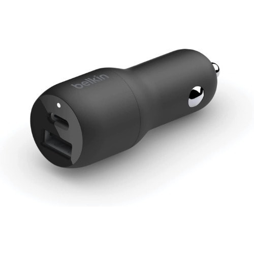 Belkin Mobile Belkin Auto Adapter - 20 W - 12 V DC Input - Black-PC0007BTC1