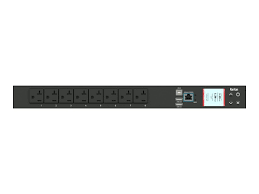 Raritan PX3-5146R 8-Outlet PDU - NEMA 5-20P - 8 x NEMA 5-20R - 120 V AC - 1900 W - Network (RJ-45) - 1U - Rack-mountable - PX3-5146R-K5