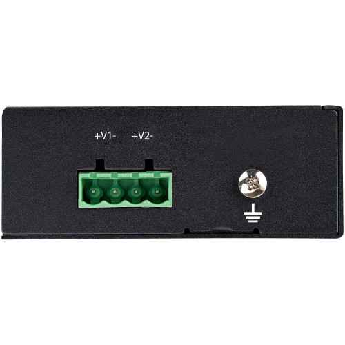 Startech Industrial Gigabit Ethernet PoE Injector 30W 802.3at PoE+ Midspan 48V-56VDC Power Over Ethernet Injector Adapter -40C to +75C - POEINJ30W