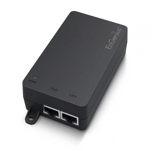 EnGenius 2.5 Gigabit 802.3at PoE Adapter - 120 V AC, 230 V AC Input - 1 x Gigabit Ethernet Input Port(s) - 1 x Gigabit PoE Output Port(s) - 30 W - EPA5006HAT