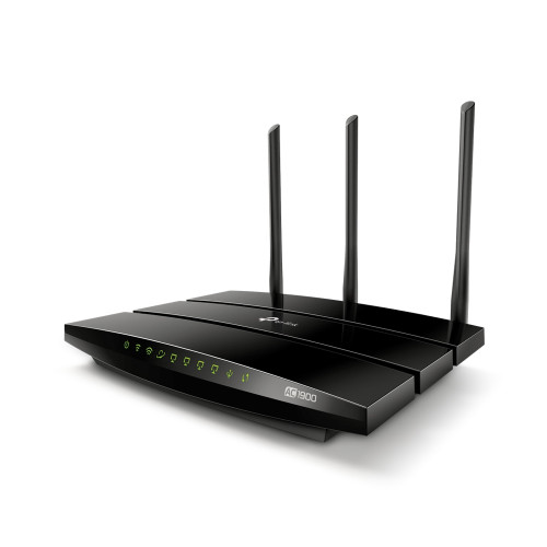 TP-Link Archer A9 Wi-Fi 5 IEEE 802.11ac Ethernet Wireless Router - 2.40 GHz ISM Band - 5 GHz UNII Band - 4 x Antenna(1 x Internal/3 x External) - 237.50 MB/s Wireless Speed- ARCHER A9