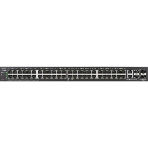 Cisco SG500-52MP 52-port Gigabit Max PoE+ Stackable Managed Switch CON-SNT-SG5052G5 (SERVICE ONLY)