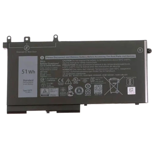 Dell Battery - For Notebook - Battery Rechargeable - 3500 mAh - 11.4 V DC - 1 NEW Custom Packaging - 3CRH3