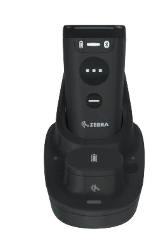 Zebra Cradle - Docking - Battery, Bar Code Scanner - 1 Slot - Charging Capability - Synchronizing Capability - Bluetooth - Midnight Black  - CR6080-SC100F4WW