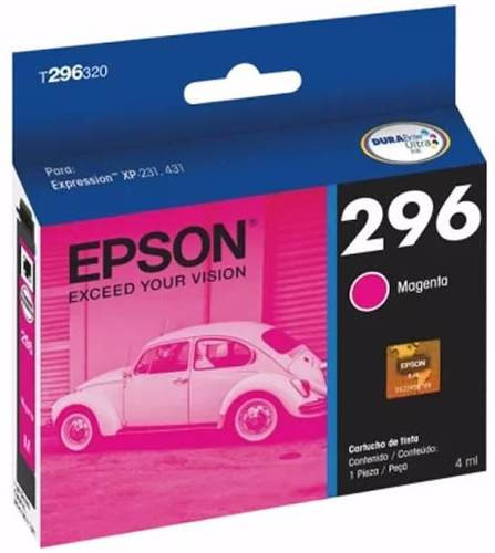 Epson DURABrite Ultra 296 Original Ink Cartridge - Magenta - T296320-AL