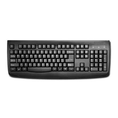 Kensington Pro Fit Washable Wireless Keyboard - Wireless Connectivity - RF - USB Interface - QWERTY Layout - Desktop Computer - Mac, PC - Membrane Key switch - - K72450US