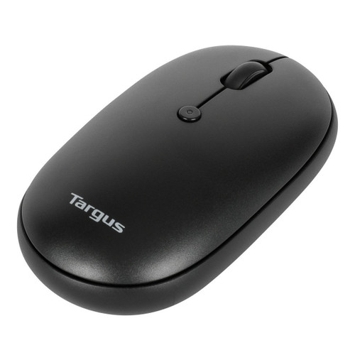 Targus Compact Multi-Device Antimicrobial Wireless Mouse - Wireless - Bluetooth/Radio Frequency - 2.40 GHz - Black - 3 Button(s) - Symmetrical - AMB581GL