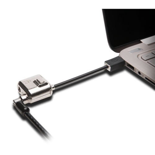 Kensington MiniSaver Cable Lock - Black - Carbon Steel - For Notebook - K67903
