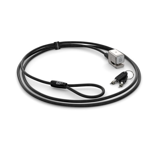 Kensington Keyed Cable Lock for Surface Pro & Surface Go - Carbon Steel, Plastic - 6 ft - For Notebook - K62044WW