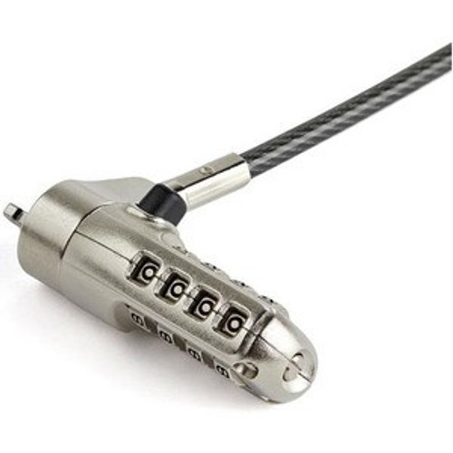 StarTech 6ft Laptop Cable Lock for Nano Slot Computer/Tablet/Device- Anti-Theft 4 Digit Combination Security Lock - Vinyl Coated Steel - LTLOCKNANO StarTech 6ft Laptop Cable Lock for Nano Slot Computer/Tablet/Device- Anti-Theft 4 Digit Combination Security Lock - Vinyl Coated Steel - LTLOCKNANO