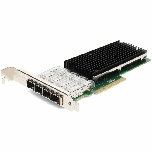 AddOn Industry Standard Comparable 10Gbs Quad Open SFP+ Port PCIe x8 Network Interface Card - ADD-PCIE-4SFP+