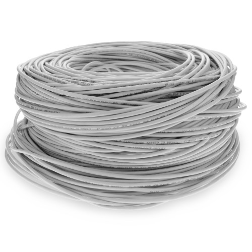 AddOn 1000ft Non-Terminated Shielded Non-Terminated White Cat6 STP Plenum Copper Patch Cable - ADD-CAT61KSP-WE