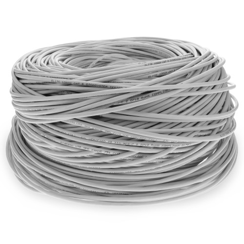 AddOn 1000ft Non-Terminated Shielded Non-Terminated White Cat6 STP Plenum Copper Patch Cable - ADD-CAT61KSP-WE