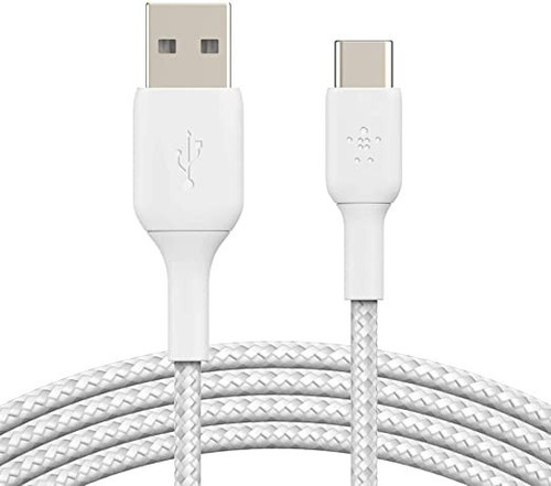 Belkin USB-C TO USB-C 2.0, BRAID SIL, 2M, BLK. - CAB011BT2MBK