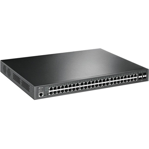 TP-Link JetStream 48-Port Gigabit Smart PoE+ Switch with 4 SFP Slots