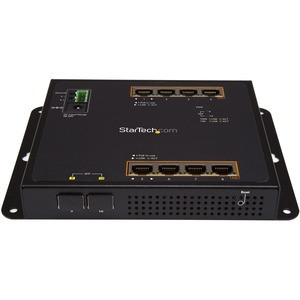 StarTech Industrial 8 Port Gigabit PoE+ Switch