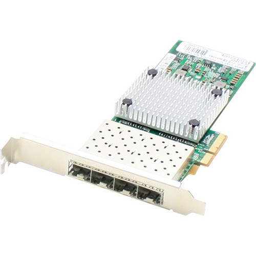 AddOn 1Gbs Quad Open SFP Port PCIe x4 Network Interface Card - ADD-PCIE-4SFP
