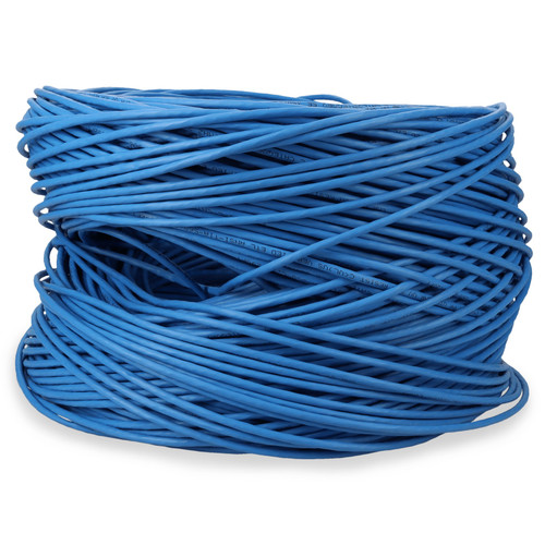 AddOn 1000ft Non-Terminated Blue Cat5E Straight UTP PVC Copper Patch Cable - ADD-CAT5EBULK1K-BE