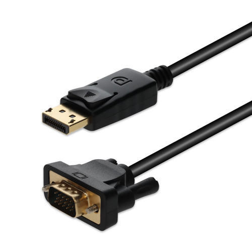 AddOn 5PK 6FT DP TO VGA M/M CONVERTER - DISPORT2VGAMM6B-5PK