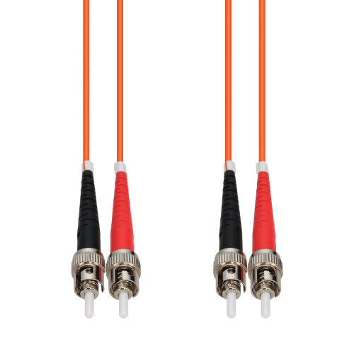 AddOn 10m ST (Male) to ST (Male) Orange OM2 Duplex Riser Fiber Patch Cable - ADD-ST-ST-10M5OM2