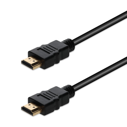 AddOn 2m HDMI 2.0 Male to HDMI 2.0 Male Black Cable For Resolution Up to 4096x2160 (DCI 4K) - HDMIHS20MM2M
