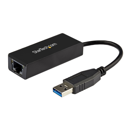 Startech USB 3.0 to Gigabit Ethernet NIC Network Adapter - Add Gigabit Ethernet network connectivity to a Laptop or Desktop through a USB 3.0 port - USB 3.0 to Gigabit Ethernet - USB 3.0 Gigabit Adapter - USB31000S