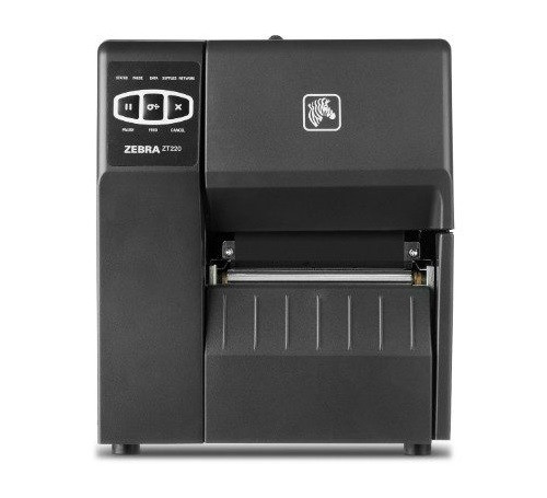 Zebra ZT220 Desktop Direct Thermal/Thermal Transfer Printer - Monochrome - Label Print - Ethernet - USB - Serial - With Cutter - LCD Display Screen - 4.09" Print Width - 6 in/s Mono - 203 dpi - 4.50" Label Width - 39" Label Length - ZT22042-T21200FZ