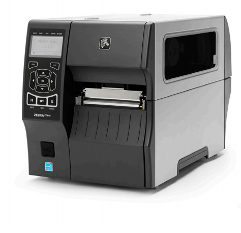 Zebra ZT410 Desktop Direct Thermal/Thermal Transfer Printer - Monochrome - Label Print - Ethernet - USB - Serial - Bluetooth - LCD Display Screen - Real Time Clock - 4.09" Print Width - ZT41043-T010000Z
