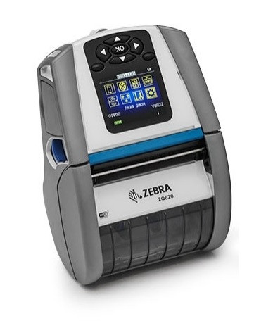Zebra ZQ620-HC Mobile Direct Thermal Printer - Monochrome - Portable - Receipt Print - Bluetooth - Wireless LAN - Battery Included - 32" Print Length x 2.83" Print Width - 4.53 in/s Mono - 203 dpi - 3.13" Label Width x 32"  - ZQ62-HUWA000-00