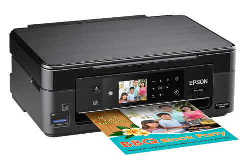 Epson Expression Home XP-440 Wireless Inkjet Multifunction Printer - Color - C11CF27201