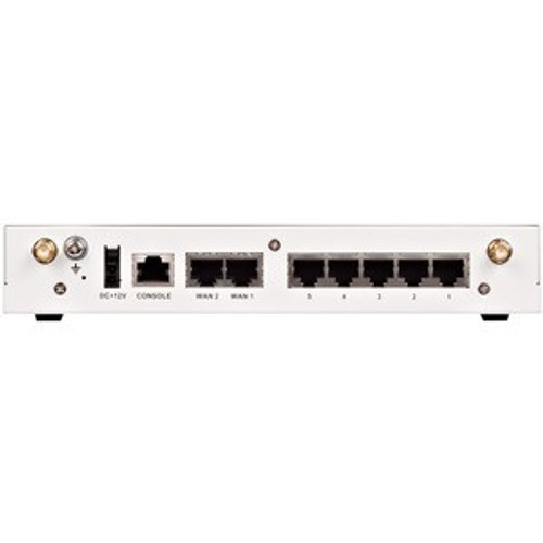 Fortinet FortiWifi FWF-50E Network Security/Firewall Appliance - 7 Port - 10/100/1000Base-T - Gigabit Ethernet - Wireless LAN IEEE 802.11a/b/g/n - AES (256-bit), SHA-256 - 200 VPN - 5 x RJ-45 - 5 Year 2 - FWF-50E-J-BDL-950-60 Fortinet FortiWifi FWF-50E Network Security/Firewall Appliance - 7 Port - 10/100/1000Base-T - Gigabit Ethernet - Wireless LAN IEEE 802.11a/b/g/n - AES (256-bit), SHA-256 - 200 VPN - 5 x RJ-45 - 5 Year 2 - FWF-50E-J-BDL-950-60