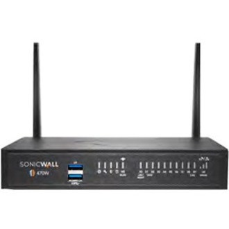 Sonicwall Tz470W Network Security/Firewall Appliance - 8Port - 10/100/1000Base-T - 2.5 Gigabit Ethernet - Wireless Lan Ieee 802.11Ac - Des, 3Des, Md5, Sha-1, Aes (128-Bit), Aes (192-Bit), Aes (256-Bit), Wpa, Wpa2, Wep, Tkip - 8 X Rj-45 - 02-SSC-6809