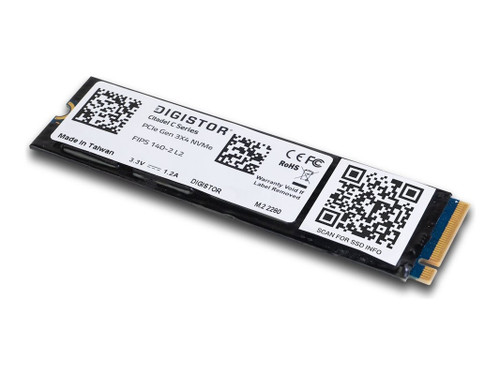 Digistor SSD,NVMe M.2 Pcie3,512Gb,Fips - DIG-M2N25126-AX