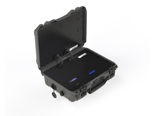 Parsec Bloodhound Pro 8:1; 4 Cell, 2 Wifi, Gps, Ip67, 5G, Cat18; Custom Antenna Built Into Lid Of Waterproof Case; 600 Mhz - 6 Ghz Antenna; Customized Case Includes:(4) Rj45, Usb-A, Usb-C, Fan/Vent, A/C Adapter, Mount Plate - PRO8BH4L2WBG-G3B