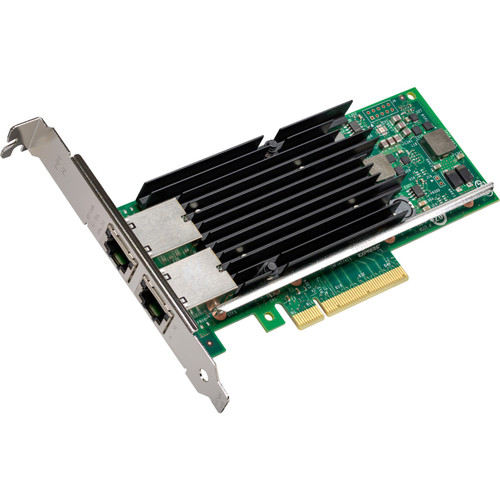 Intel 2X Rj45 10Gbps Pci-E X8 13.4W Low Profile W/ Full Height/ Lp Bracket, Bulk Pack - X540T2BLK
