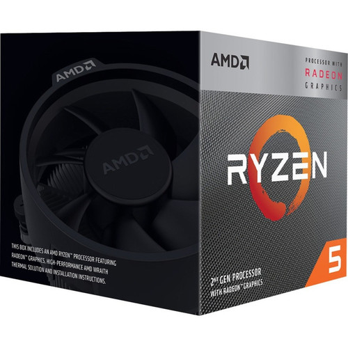 AMD Ryzen 5 3400G, with Wraith Spire cooler - YD3400C5FHBOX