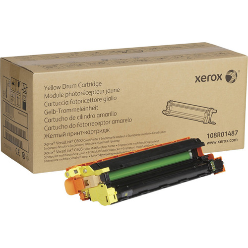 Xerox Genuine Yellow Drum Cartridge For Versalink C600/C605 - 108R01487